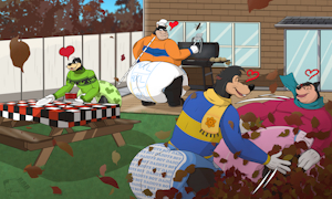 Goof Troupe Hyper-Diapered BBQ (Com) by BigBearBruno