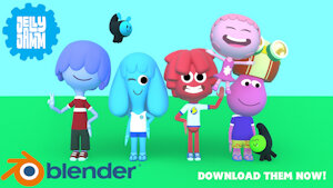 Jammbonian Kids for Blender by NileAdam