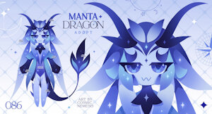 Manta Dragon - CLOSED - ADOPT by CosmicNemesis09