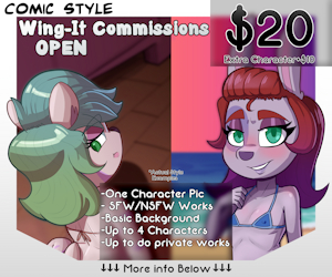 Comic Style Wing-It Commissions (OPEN) by Archxuna9