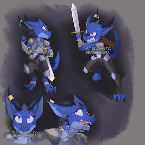 Kobold Paladin Adopt Auction! by EbonyChimera