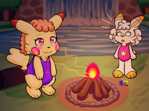 Summer in Crysta Island 2 - Aurora by PlaymanRGS