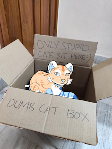 Dumb plushie box by lesbianplush