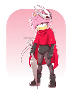 Amy Rose x Hornet (Redraw 2025) by Lupita13