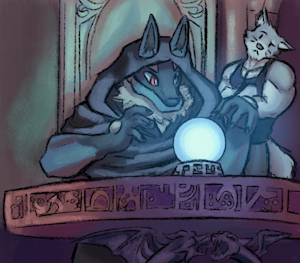 Pondering the Auraspheres by Mysticbust