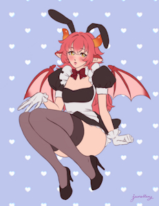 Nuri's bunny maid outfit by HunterZero