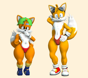 Modern Tails & Classic Tails by DoomLazy