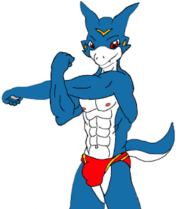 sexy flamedramon! by luckylegs