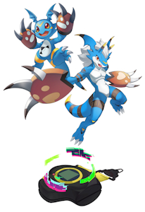 Digital Partner Sven the Giramon by Vee4eva