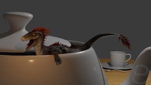 Utah-Raptor ~ Utah-Teapot by breakpod