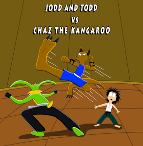 Jodd and Todd vs Chaz The Kangaroo by Mousington