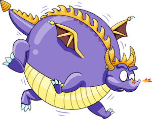 Spyro Inflation [COMMISSION] by trejowauk