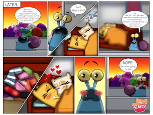 Ollie and Moon: Hearts 'N' Snuggles (FINAL) by BunPatrol