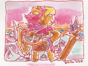 Crumbling Castle by Friar