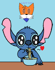 Stitch and Ramen by Commando672