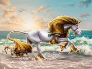 Unicorn by MsBeesa