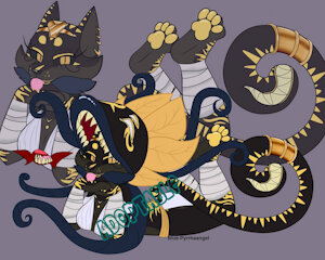 Carnivorous Plant Cat Adopt (Open) by BluePyrrhaangel