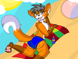 Rush Fox Tanning by LittlePazzie