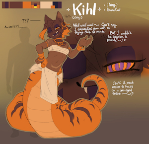 Ref Sheet 2025.8 - Naga Kihl by mvSnake