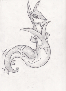 Serperior Sketch by Vulnec