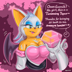 Twinned Treasure - Rouge the Bat TF by Mewscaper