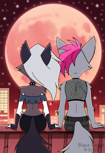 Beneath The Hell Moon by BlazeLupine