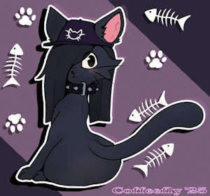 Cat lookin back by CoffeeFly