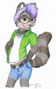 Art Gift for Geekycoon by SilverSimba01