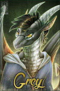 Badge Comish - Grey by TwilightSaint
