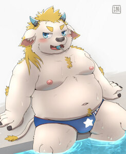 Babe Bunyan by the poolside by ShinodaKuma