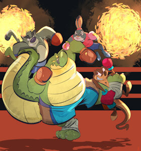 BROK VS THE TROUBLESOME TRIO! by MAPACHEROKEE