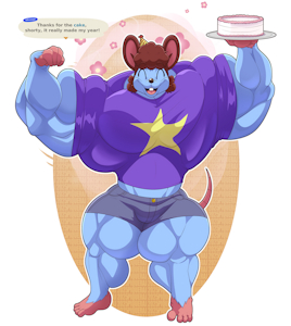Moose's Birthday Cake by PiqueTheChimera