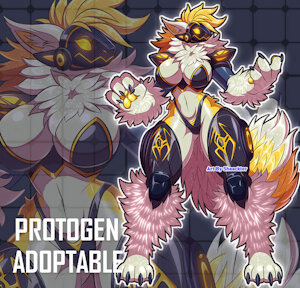 [ADOPTABLE] / Vulcan Protogen by Sheecktor