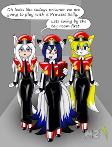 Eggwarden Labys on the Job by metalzaki