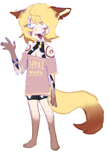 Adoptable 5$ Kitsune NEET by Illyaswoah