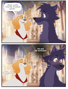 Lupin Staring by AriesArtist
