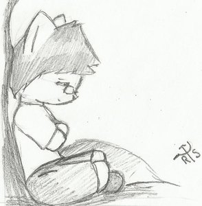 Sleepy puppy by RedSide