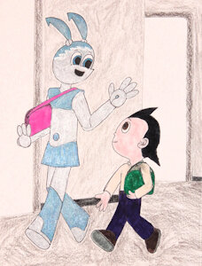 Robotic Schoolmates by MrRoseLizard