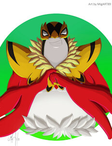 Mega Hawlucha Fan Art by MigART89