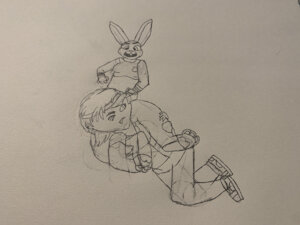 Caught by the rabbit, boy? by JaydieBrainPower