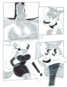 fifi as a stripper by Madfox001