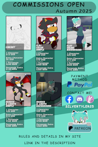 Commissions Open ! by SilverTyler25