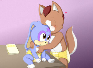 Kissing the baby! by Unistar