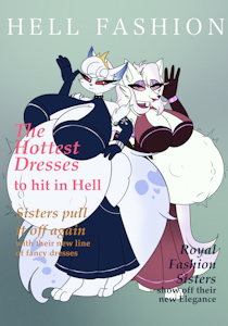 Fashion Magazine Cover [C] by DreamyHyperPreg