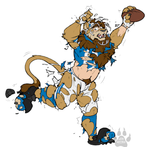 NFL Mascot TF 22/32: Roary the Lion by PheagleAdler