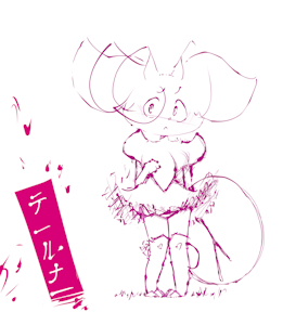 my Braixen character by Blushbunny