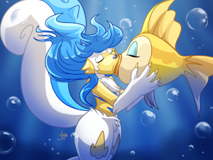 [C] Fishy kiss by JAMEArts