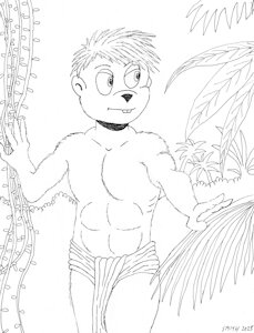 Jungle Alvin by snorgatch
