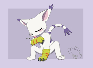 - Gatomon - by FeeshyArtist