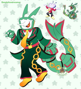 Rayquaza Tenna by dandyliondreamer